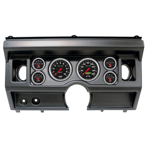 AutoMeter Dash Kit Direct Fit, (3 3/8" X2, 2 1/16" X4), Ford Truck Ac 80-86, Sport-Comp (2919-11)