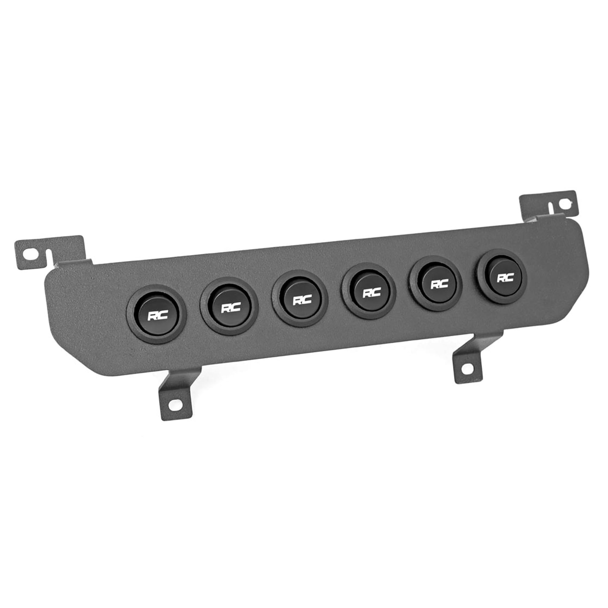6 Gang Rough Country Lower Dash Switch Panel & Relay System - MLC-6 Light & Accessory Controller for Jeep Wrangler JL/Gladiator JT (2018-2026)