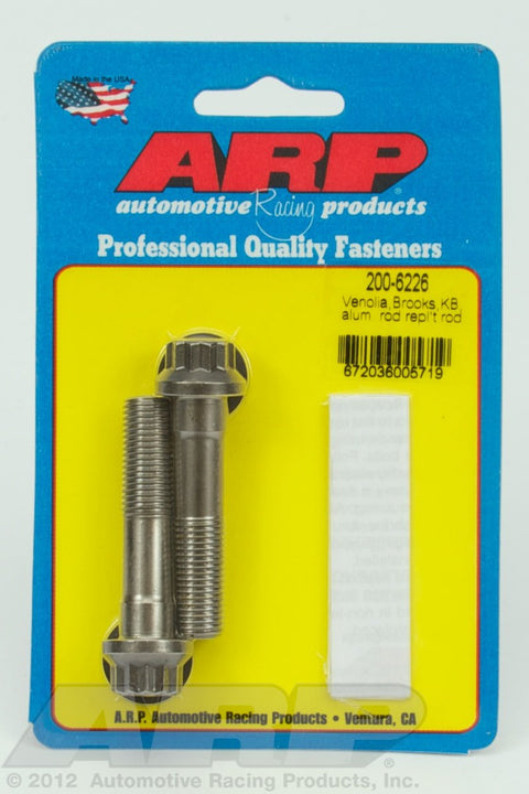 Connecting Rod Bolt Kit ARP (200-6226), Aluminum