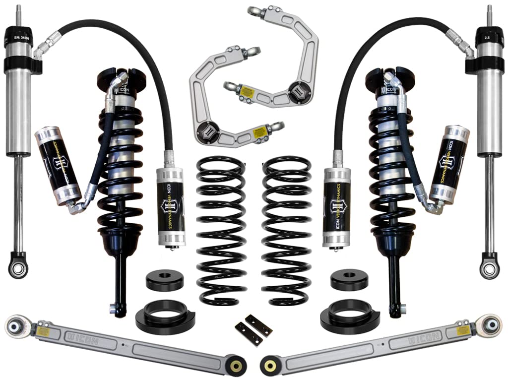 0-3.5" Lift, ICON Stage 5 Suspension System, Billet UCA, Compatible with 2003-09 Lexus GX470, K53175
