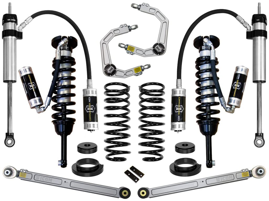 0-3.5" Lift, ICON Stage 5 Suspension System, Billet UCA, Compatible with 2003-09 Lexus GX470, K53175