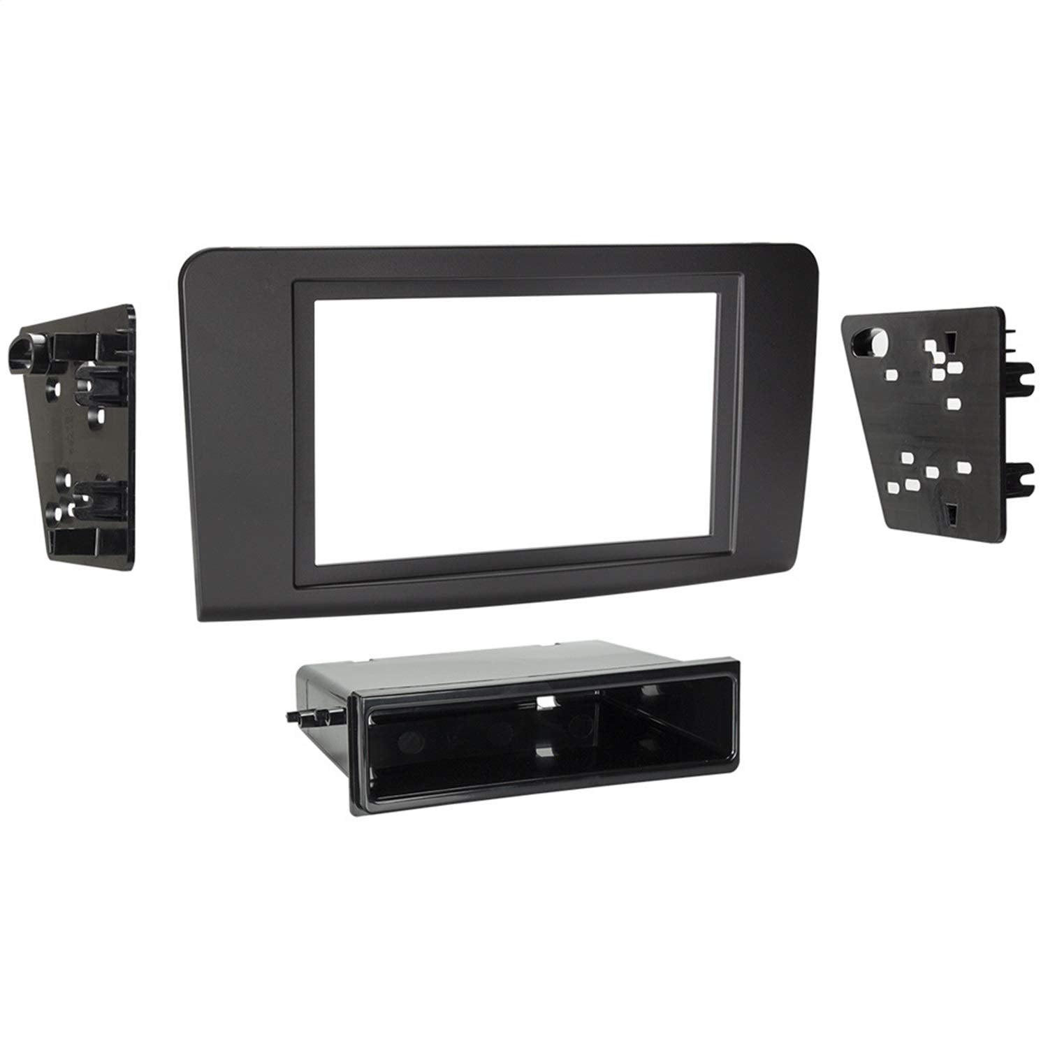 Metra 99-8723B Stereo Installation Kit for Mercedes-Benz GL Class 2007-2012 or ML Class 2006-2011 Aftermarket 2" Tall (Single Din) or 4" Tall (Double-DIN) Radio