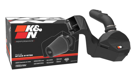 Cold Air Intake System K&N: Dry-Flow Air Filter, Increase Performance & Towing: Compatible with 2021-2025 Ford: F150, 30-2616