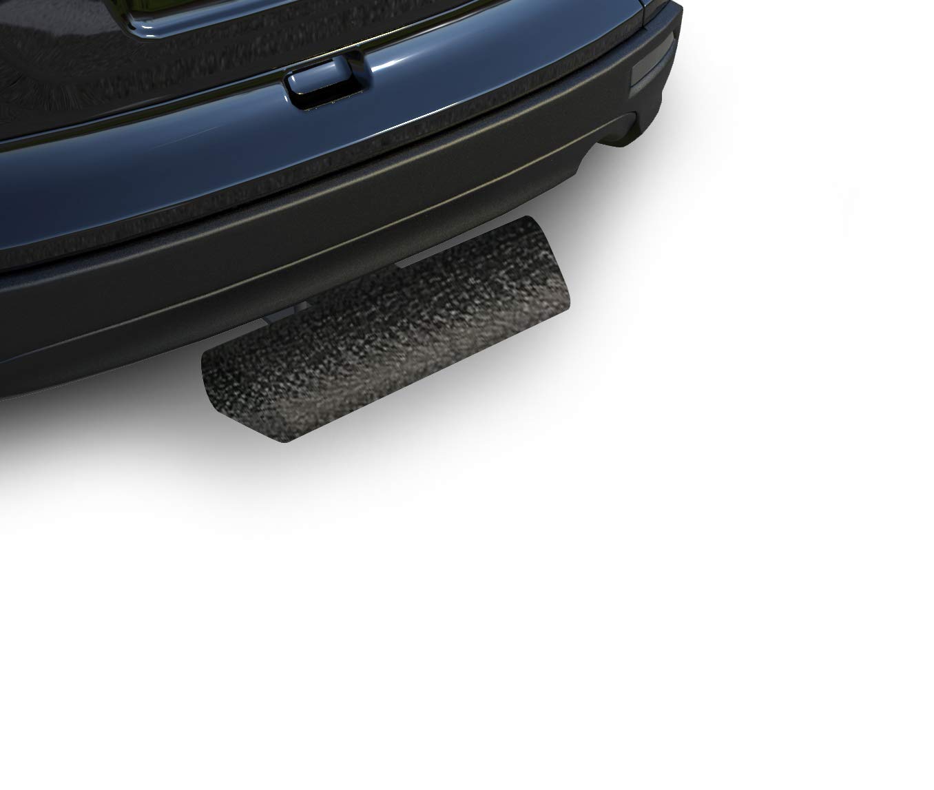 Black Horse 12" Length, 2" Inlet Black Razor Tow Hitch Step Rear Bumper Guard Protector Compatible with All Trucks and SUVs Equipped with 2" Receivers Come with Hitch pin and Anti-Rattling kit -RAZ12T