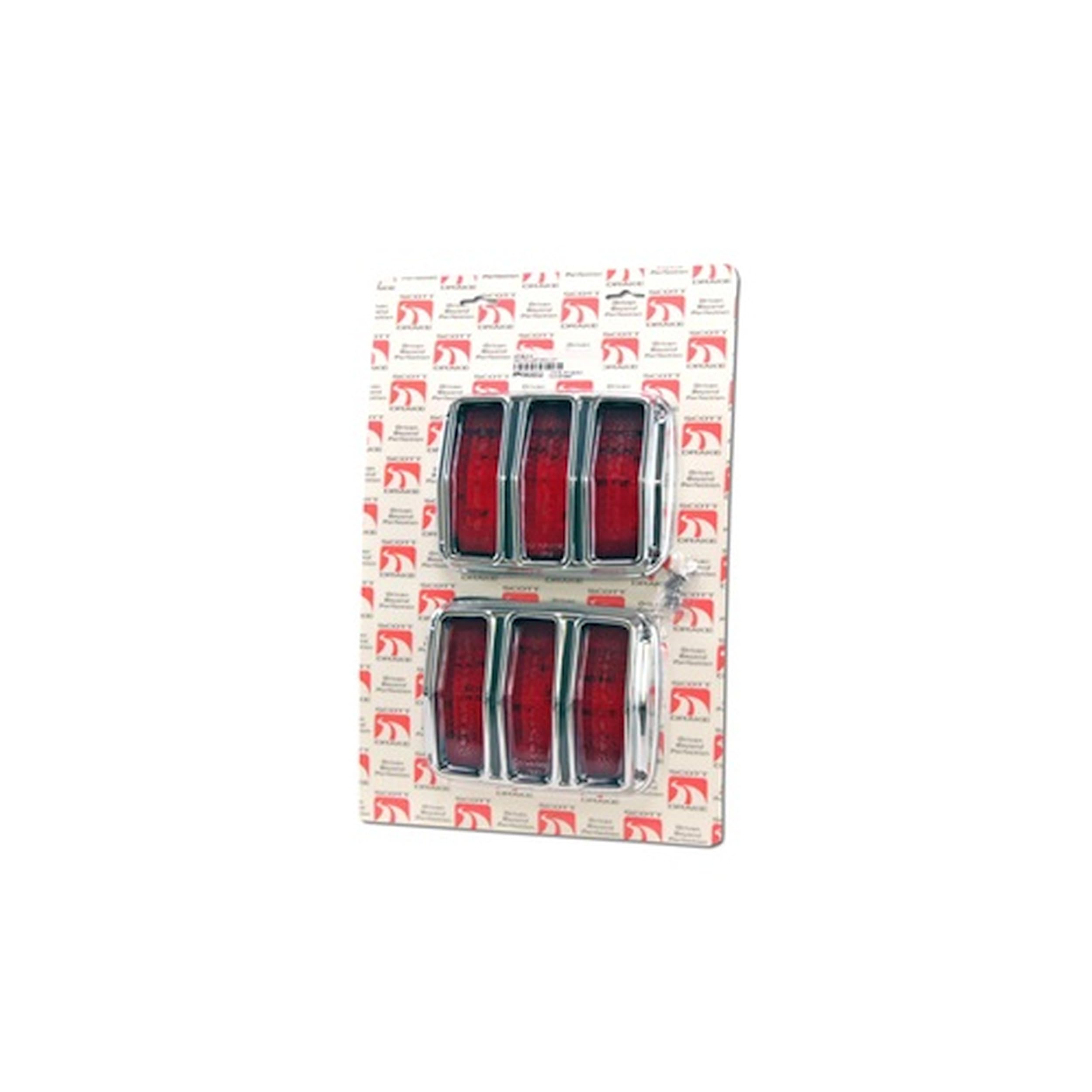KIT-ELC-3 Scott Drake 1965-1966 Taillight Bezel Kit