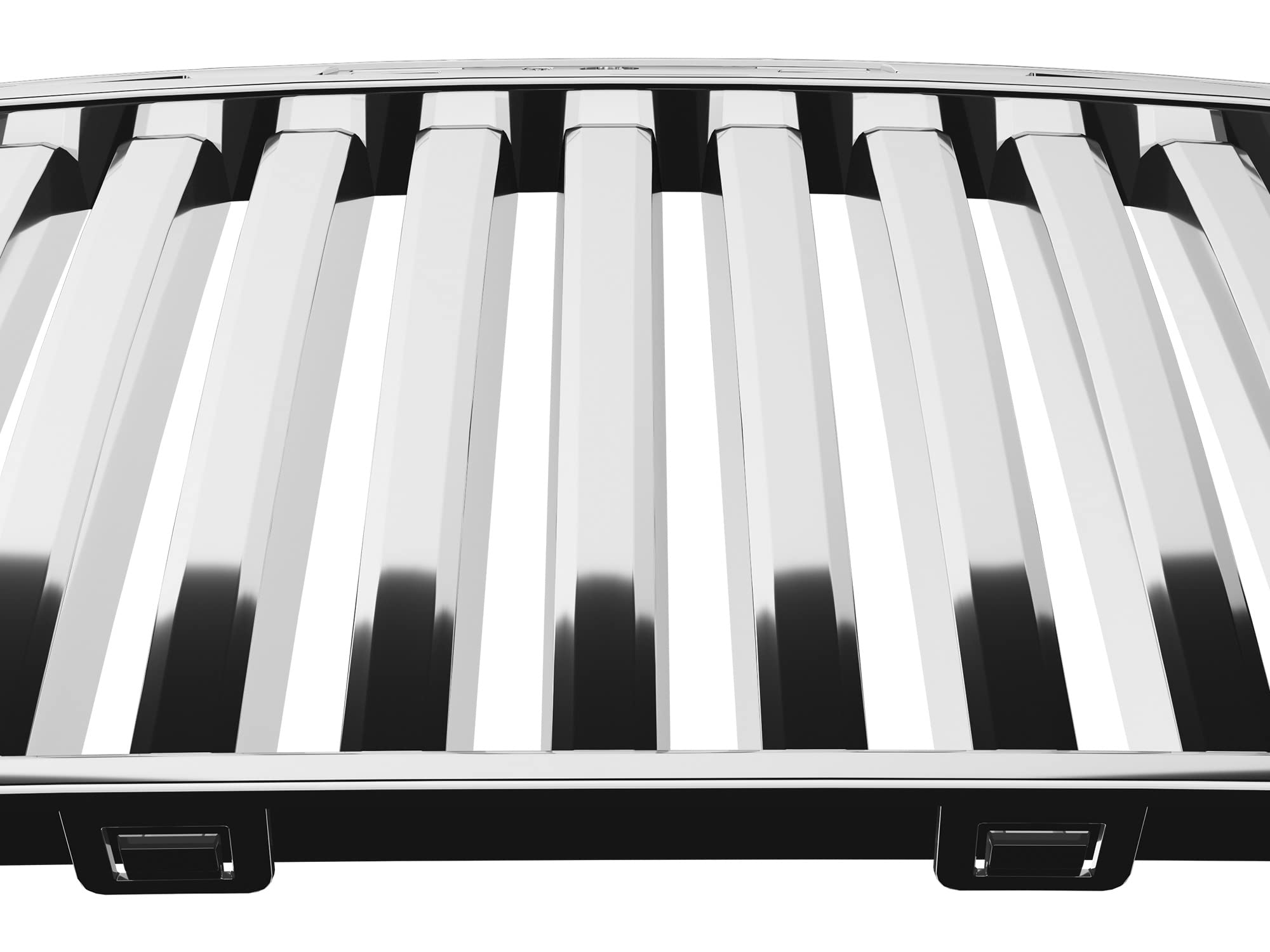 Vertical Front Hood Grille Armordillo USA 7147553 - Polished Fits 2011-2014 Chrysler 300/300C