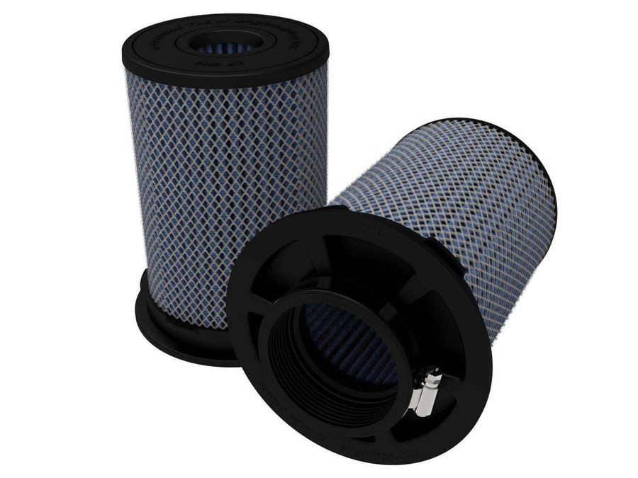 Momentum Intake Replacement Air Filter aFe POWER w/Pro 5R Oiled Media - 3" Inlet, 8" Tall - #20-91203RM