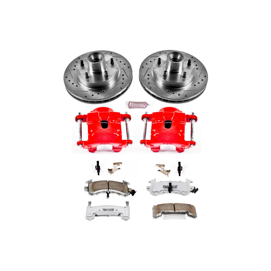 Power Stop Front KC1485-26 Z26 Street Warrior Brake Kit Buick Chevrolet GMC Oldsmobile Pontiac