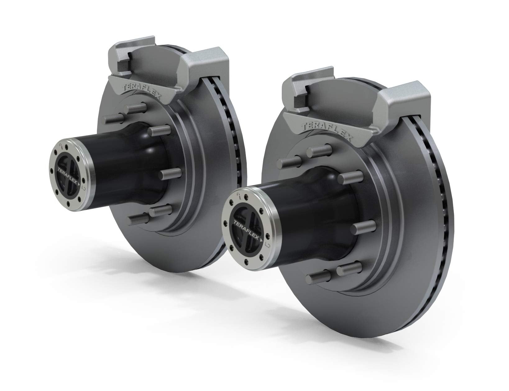 TeraFlex 8-Lug JK Front Full-Float Locking Hub Conversion Kit w/Performance Rotors