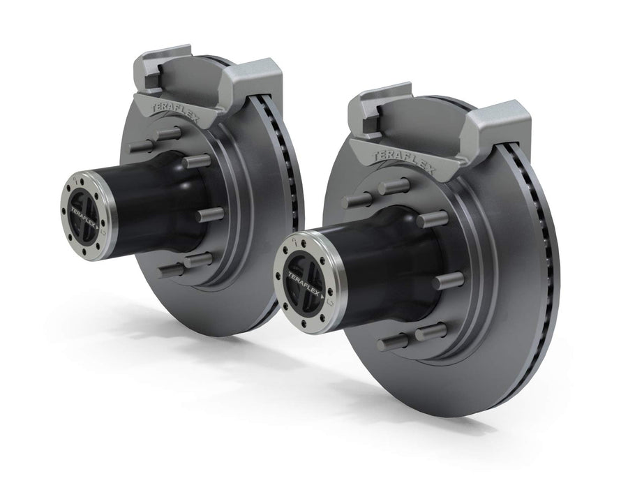 TeraFlex 8-Lug JK Front Full-Float Locking Hub Conversion Kit w/Performance Rotors