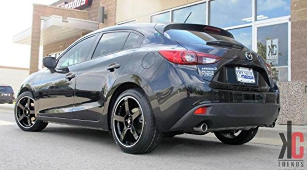 MR116 FS5 Motegi 15X6.5 4X100/4.5 5.32 40mm GLOSS BLACK W/MACHINED FLANGE - MR11656598340