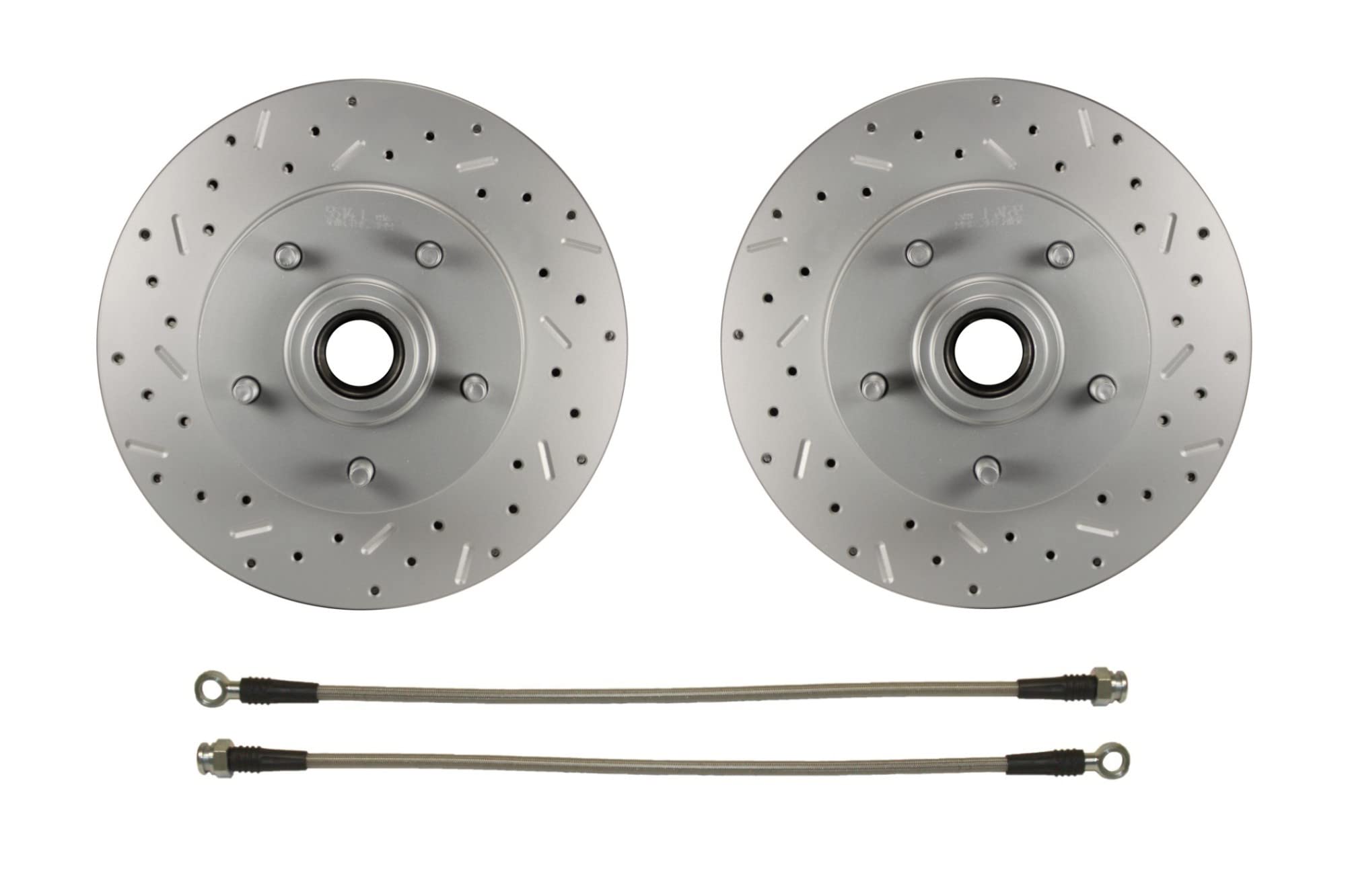 Manual Front Disc Brake Conversion Kit With Maxgrip Xds Red Calipers Leed Brakes