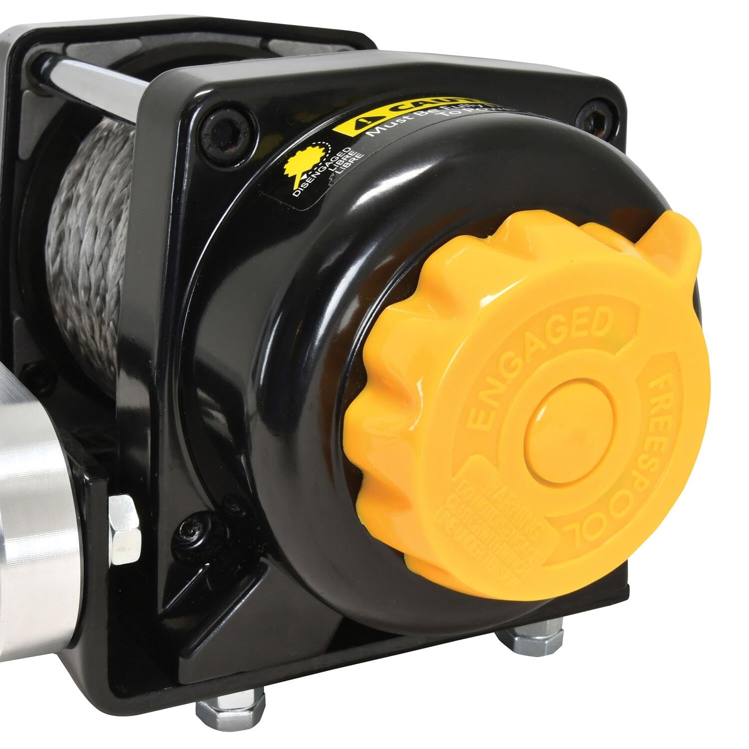 LT4000SR Superwinch 1140230 Winch 4,000 lbs, 12 VDC, 3/16 in x 50 ft Synthetic Rope, Sealed Solenoid, 12 ft Handheld Remote and Switch, 1.4 Hp,Holding Brake,166:1 Gear Ratio,Aluminum Hawse