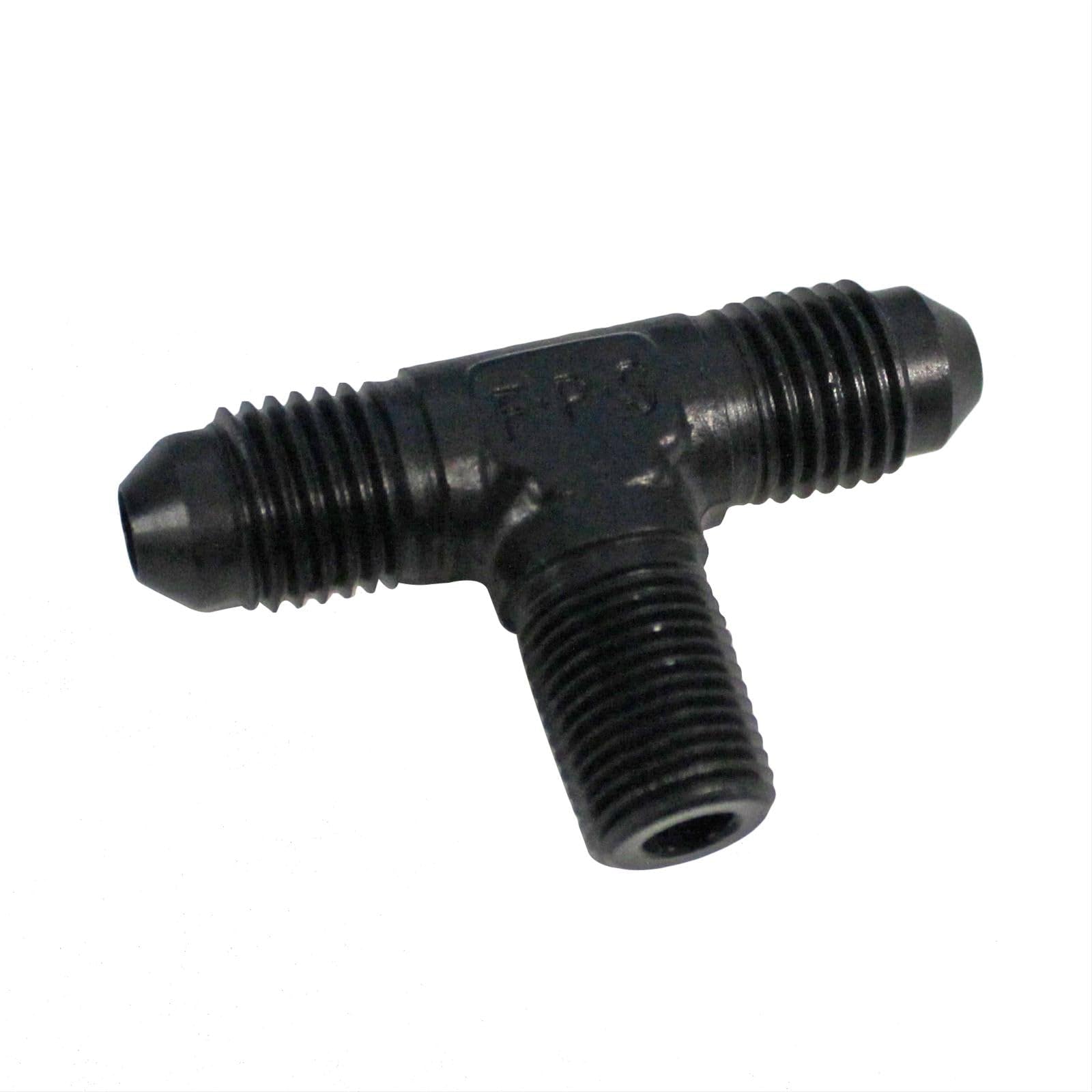 Fragola Performance Systems #4 Tee 1/8 Mpt On The Side Black 482504-BL