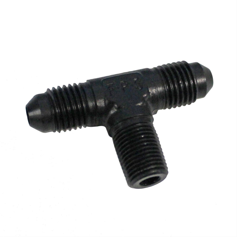Fragola Performance Systems #4 Tee 1/8 Mpt On The Side Black 482504-BL