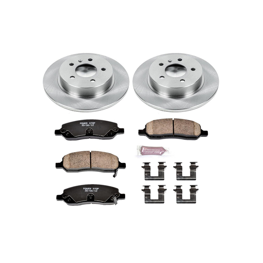 Power Stop KOE8670 Front Stock Replacement Brake Pad and Rotor Kit Autospecialty For Chevrolet Silverado 2500 HD, Chevrolet Silverado 3500 HD, GMC Sierra 2500 HD, GMC Sierra 3500 HD [Model Specific]