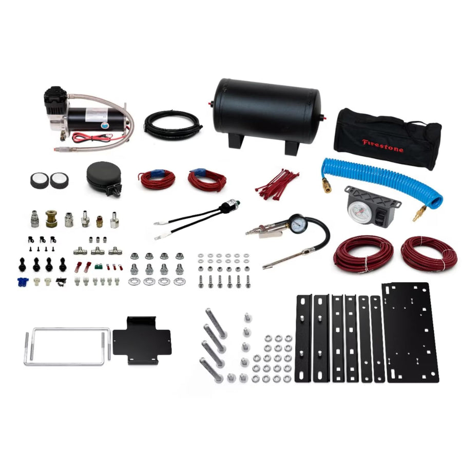 Firestone Air Command Airide 2902 Single Path Analog Extreme Air Suspension Compressor System | 5-150 PSI | Includes No Drill Mounting Plate | Easy Installation