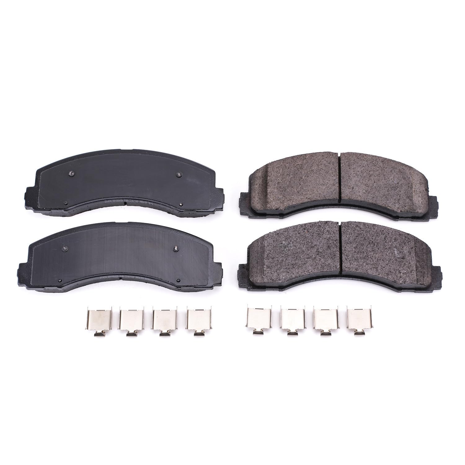 PowerStop Front Brake Pads For 2010-20 Ford Expedition |F-150 2010-20 |Lincoln Navigator 2010-20 - Ceramic Brake Pads With Installation Hardware, 17-2087