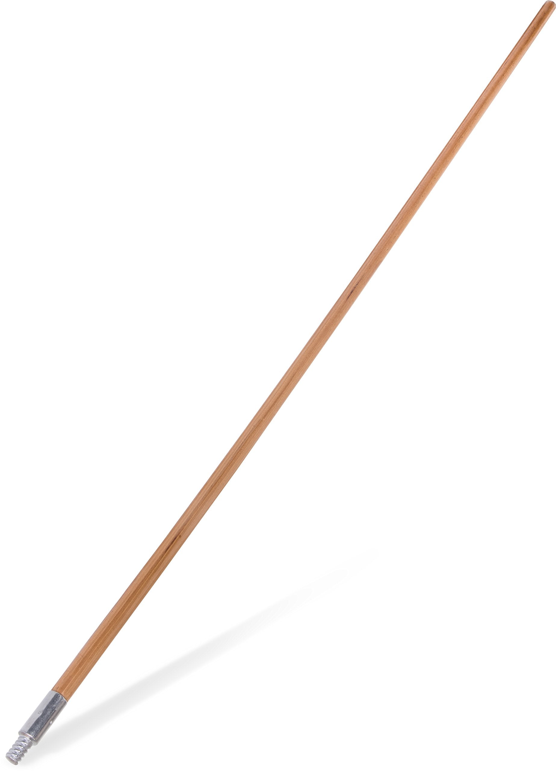 60" Wood Handle w/ Threaded Metal Tip Carlisle FoodService Products 4526700