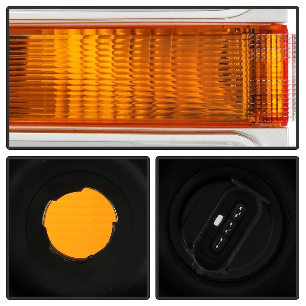 Ford F150 21-23 Spyder (POE) Halogen Headlight - Low Beam-H11(Included) ; High Beam-HB3(Included) ; Signal-WY21W(Not Included) - OE Right