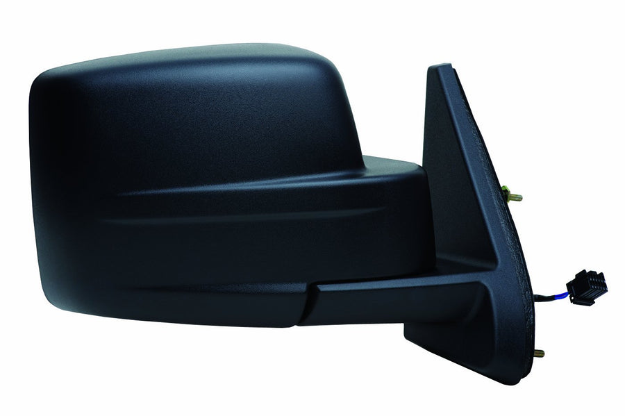 60153C Fit System Passenger Side Mirror for Jeep Patriot, Code GTN, Textured Black, Foldaway, Power