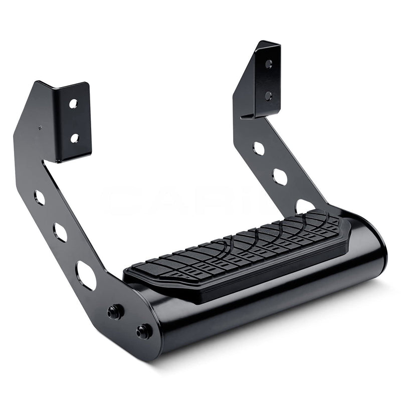 Steelcraft Universal Side Drop Step 4 in. Wide Round Tube Black Powdercoat 200010 Side Drop Step