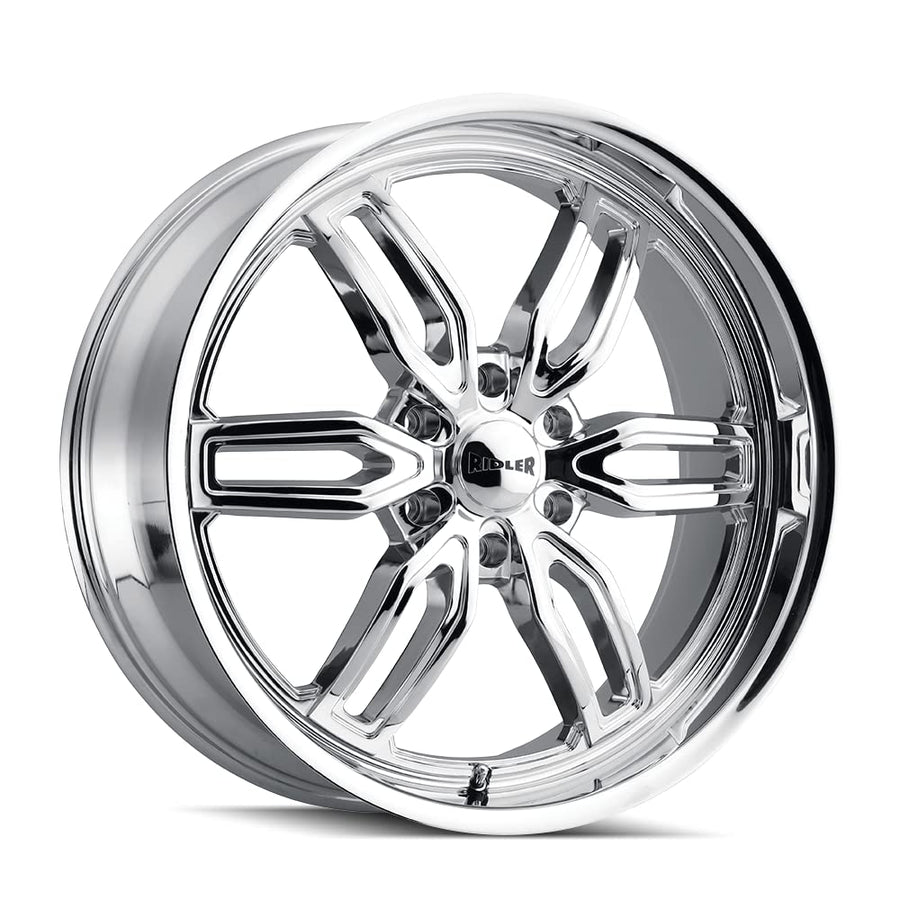 20x9 Ridler 609 6x5.5" +30mm Chrome Wheel Rim 20" Inch