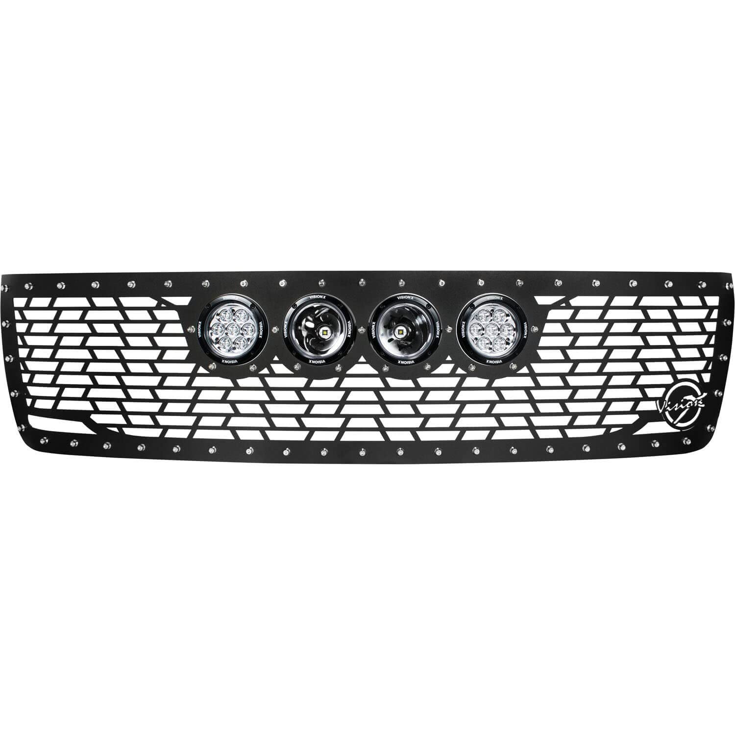 Vision X Lighting Grille Cannon XIL-OEGC11CHD GEN 2 Style without Lights (2011-2014 Chevrolet Silverado 2500/3500)
