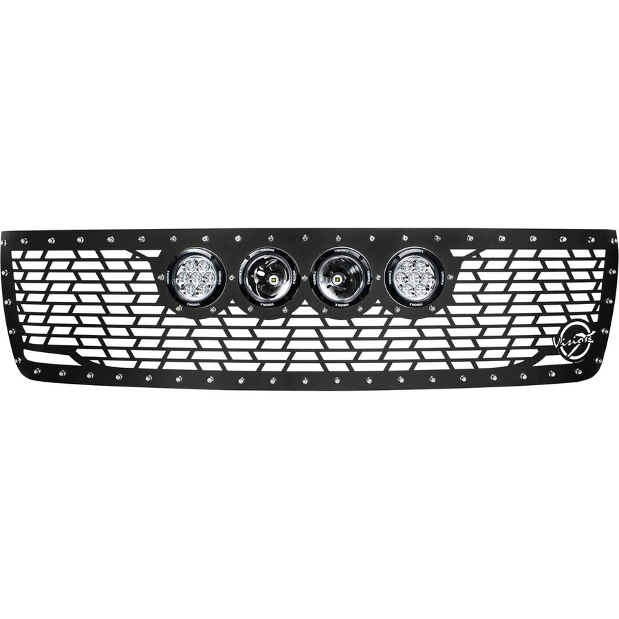 Vision X Lighting Grille Cannon XIL-OEGC11CHD GEN 2 Style without Lights (2011-2014 Chevrolet Silverado 2500/3500)