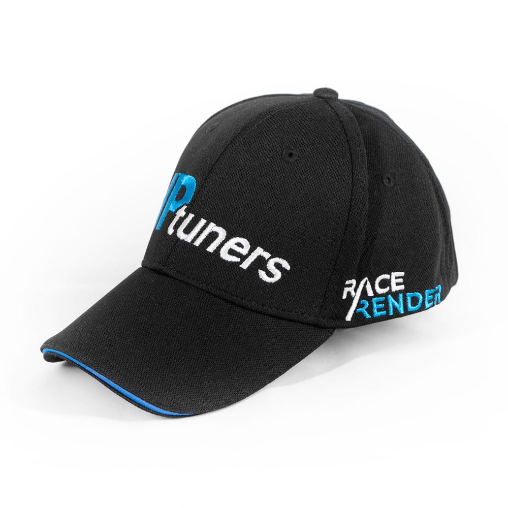 HP Tuners MPVI2 Universal Fit Curved Bill Baseball Cap | Black and White Color Options (Black)