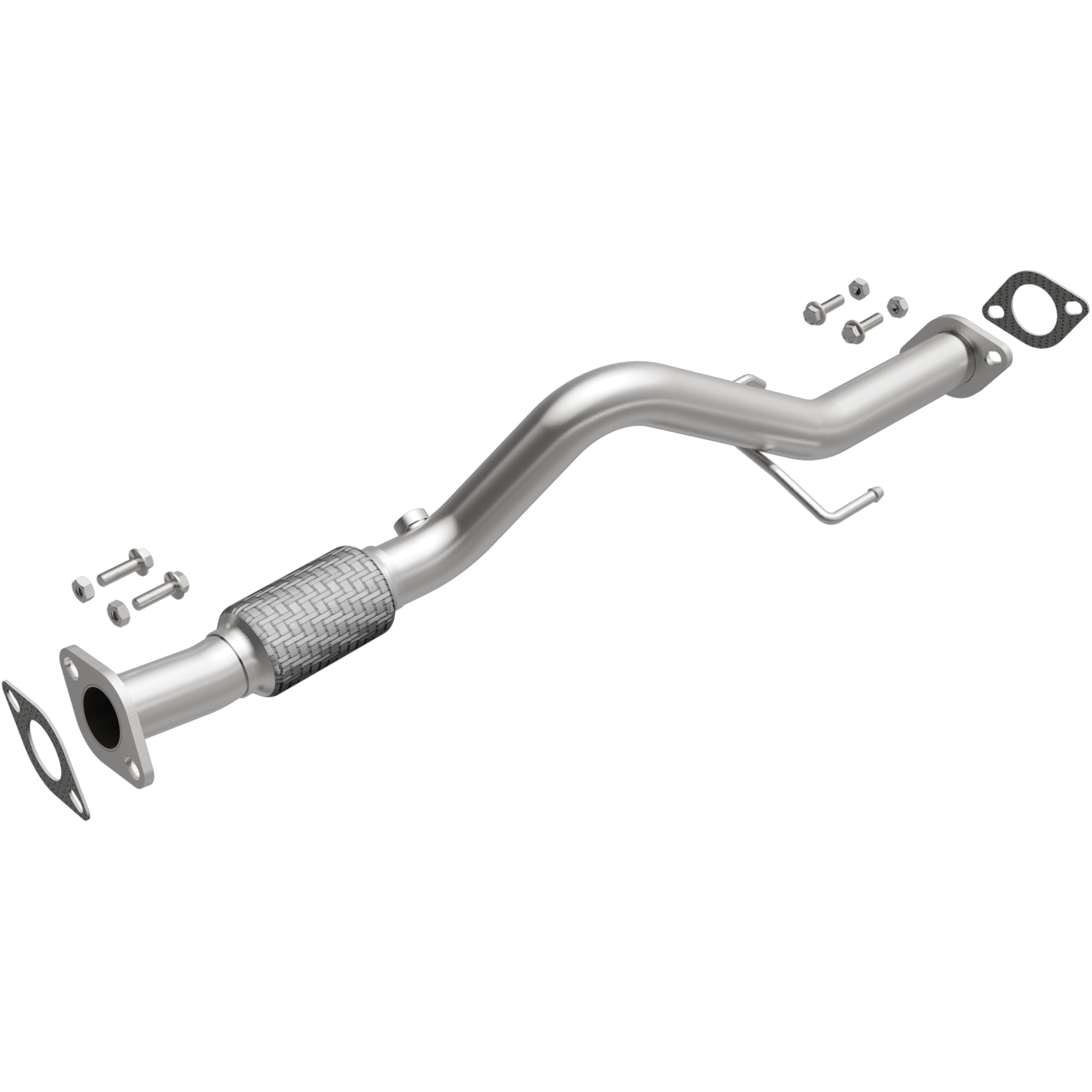 Replacement BRExhaust Front Pipe Kit 107-0091: Direct-Fit, Compatible with 06-11 Accent, Rio 1.6L