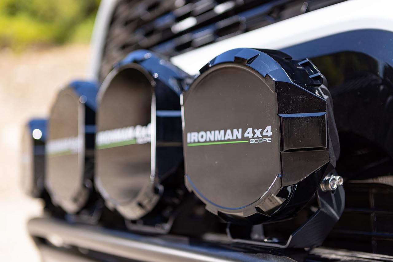 IM4x4 Ironman 9" Scope LED Driving Light Covers (Black)