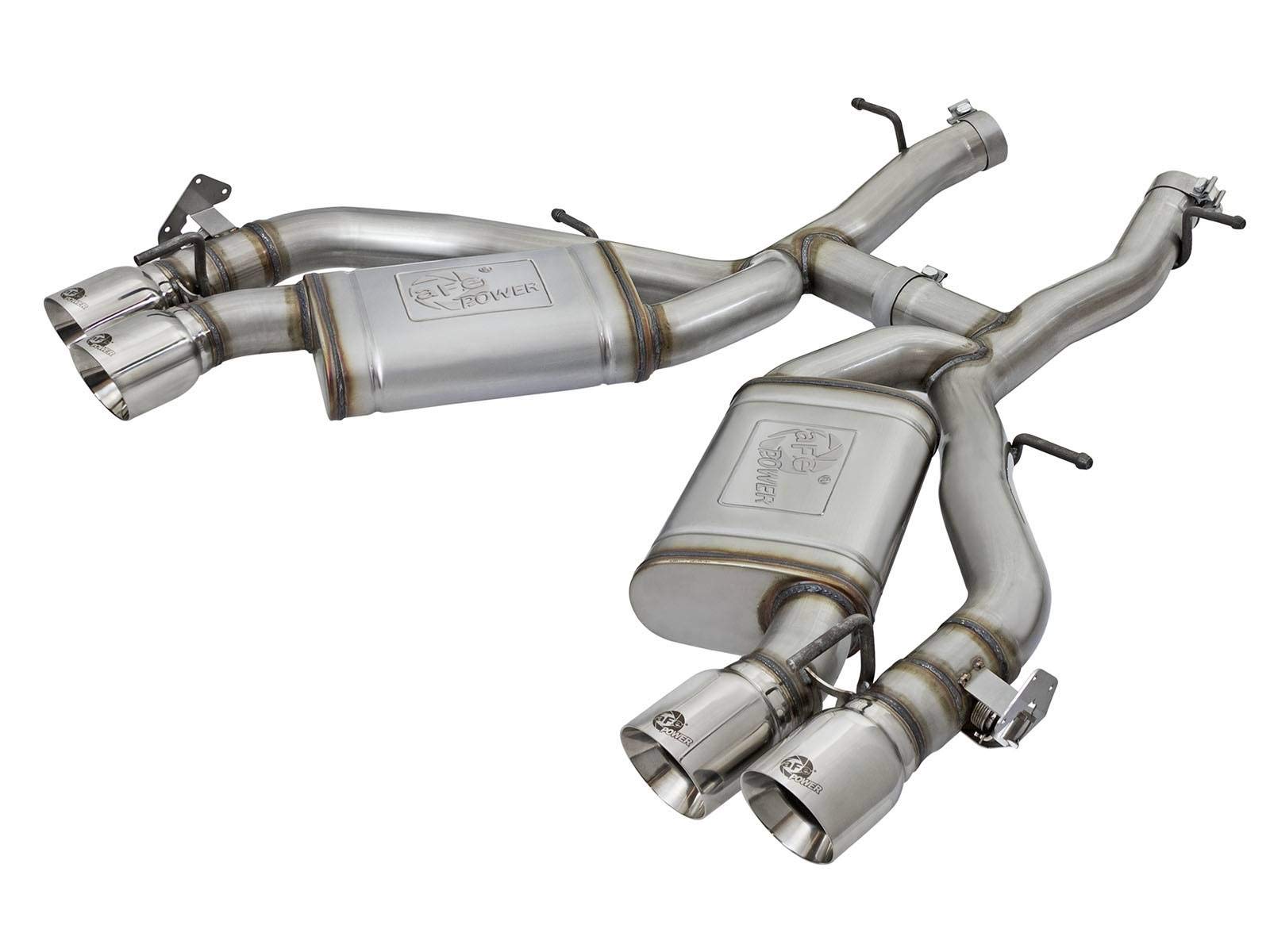MACH Force-Xp Exhaust System aFe Power (for Chevrolet (3", Axle Back, Stainless Steel))