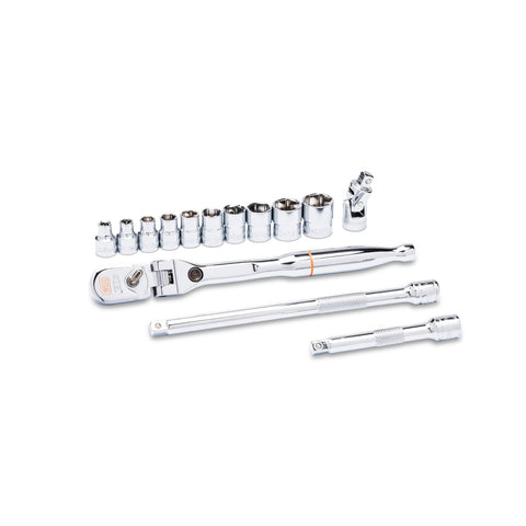 14 Piece GEARWRENCH 1/4" Drive 120XP Stubby Socket MTS SAE - 81391