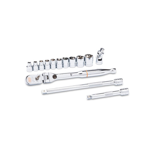 14 Piece GEARWRENCH 1/4" Drive 120XP Stubby Socket MTS SAE - 81391