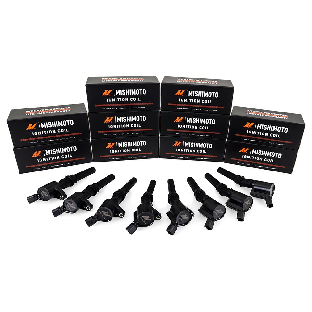 Mishimoto Set of 8 Ignition Coil, Compatible with Ford F-150 2001-2010