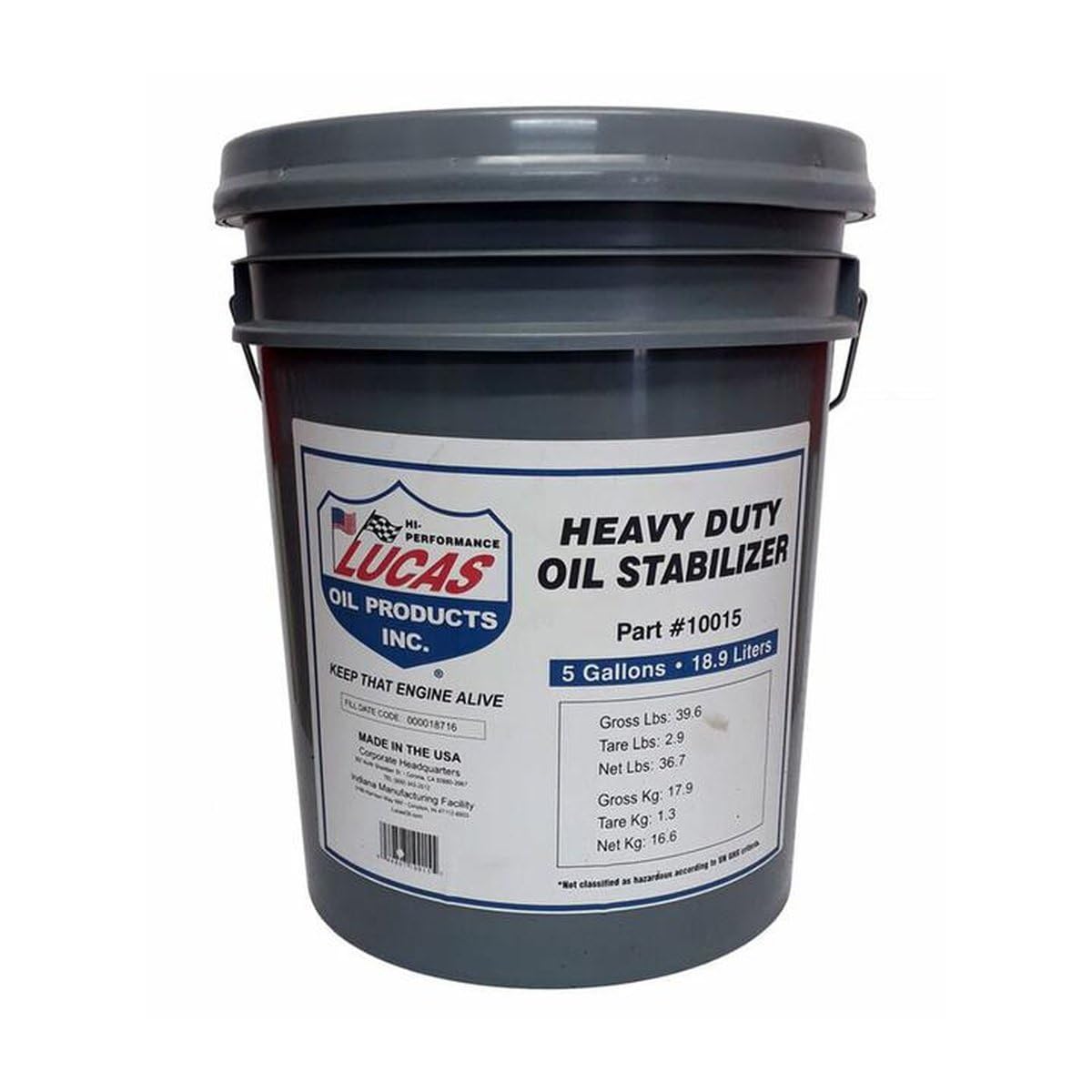 Heavy Duty Lucas Oil 10015 Stabilizer - 5 Gallon