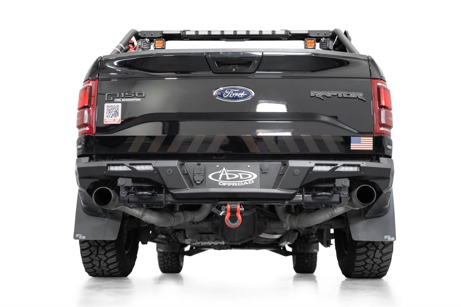 Addictive Desert Designs R110191190103 - Addictive Desert Designs Phantom Rear Bumper Fits 17-20 Compatible with/Replacement for F-150