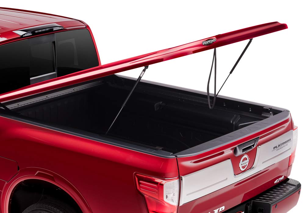 UnderCover RealTruck Lux One-Piece Truck Bed Tonneau Cover | UC2156L-D4 | Fits 2020 - 2020 Ford F-150 (D4 - Lucid Red Pearl) 5' 7" Bed (67.1")