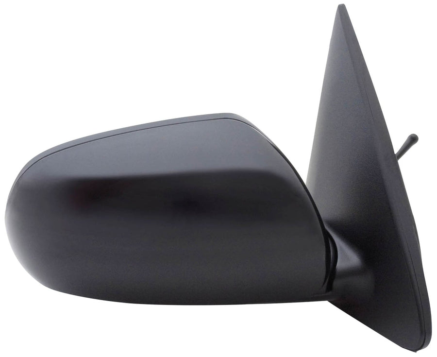Fit System Mirror Passenger Side for Kia Forte Sedan, Black, PTM Cover, Foldaway, Manual Remote