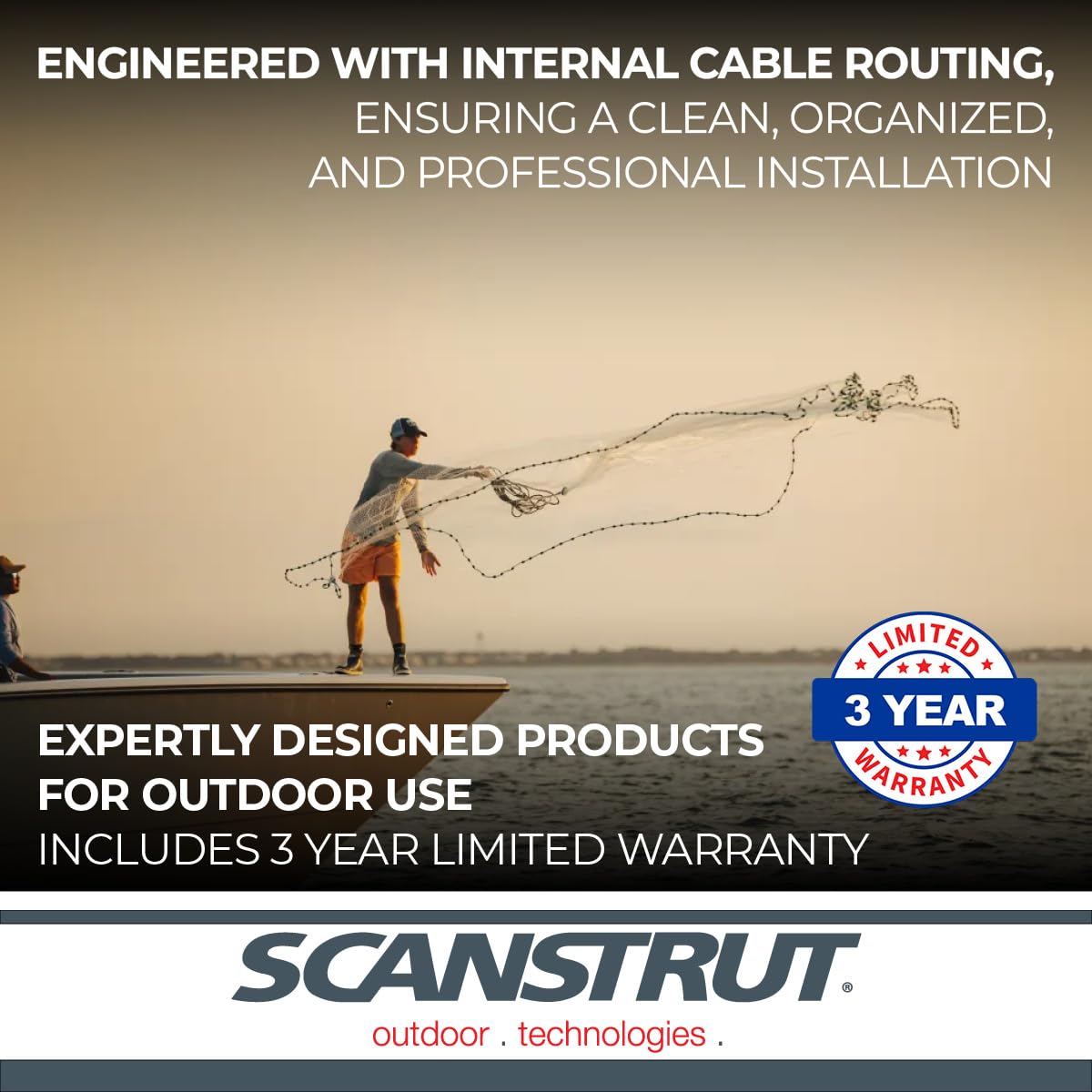 Scanstrut Central APT-GPS01 GPS/VHF Antenna Bar