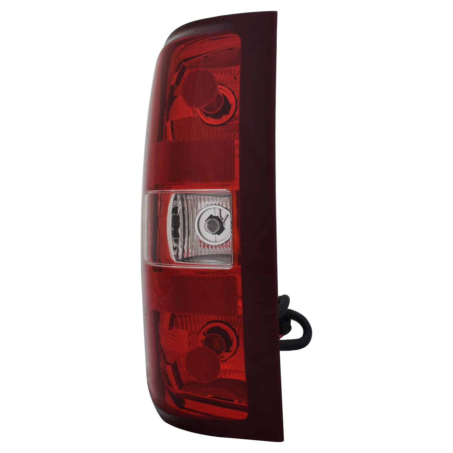 Left TYC Tail Light Assembly Compatible with 2010-2012 Chevrolet Silverado