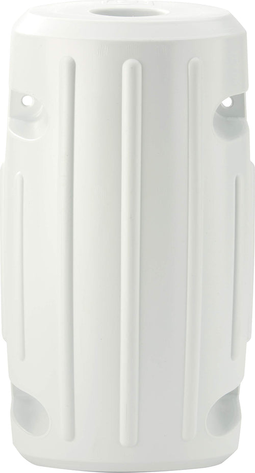 15-Inch Attwood 93533-1 Softside UV-Resistant Marine Slide-On Post Dock Fender, White
