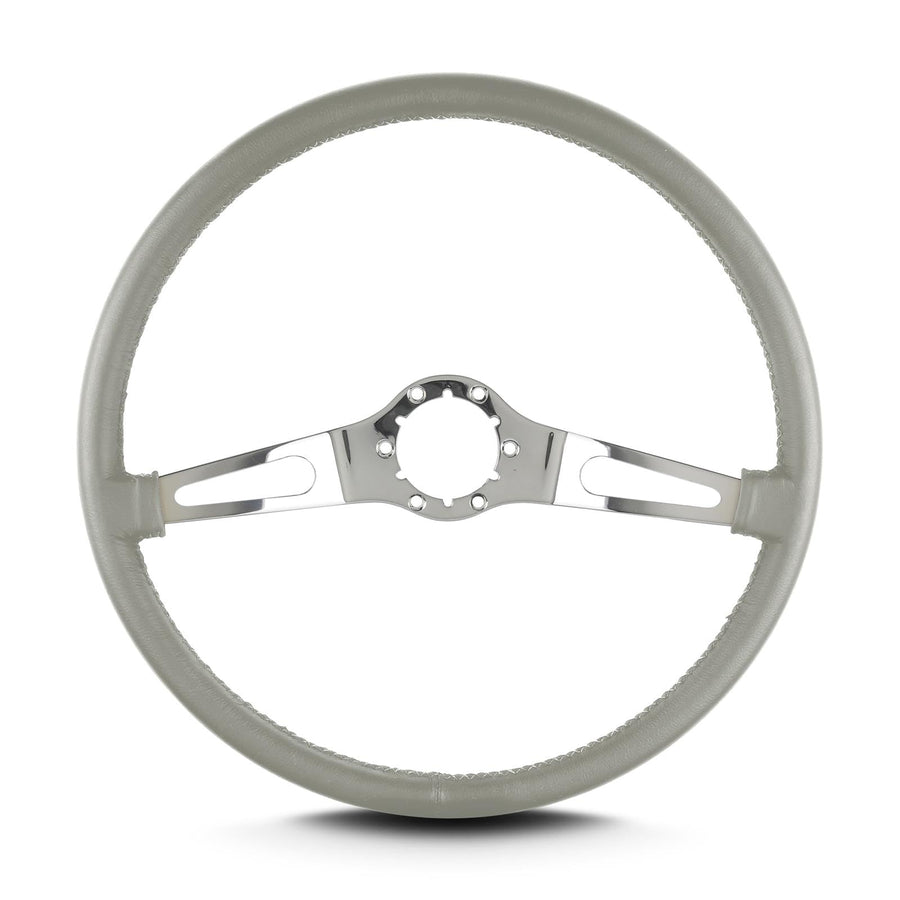 Teardrop Lecarra 66207 2 Spoke 15" Polished Thin Grip Light Grey