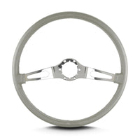 Teardrop Lecarra 66207 2 Spoke 15" Polished Thin Grip Light Grey