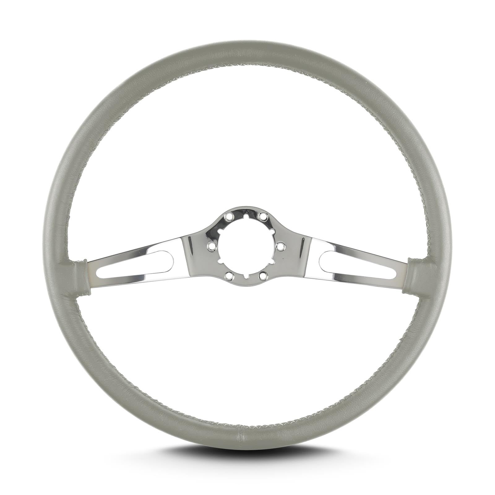Teardrop Lecarra 66207 2 Spoke 15" Polished Thin Grip Light Grey