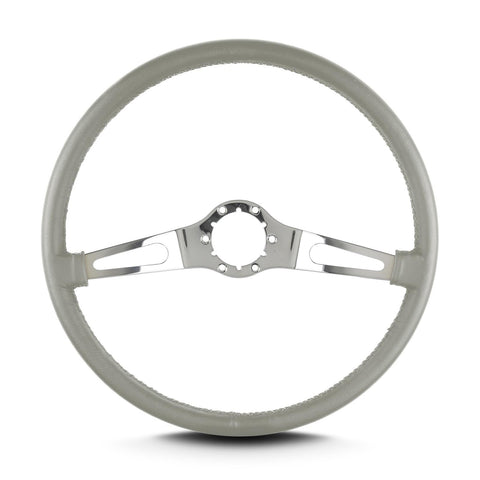 Teardrop Lecarra 66207 2 Spoke 15" Polished Thin Grip Light Grey