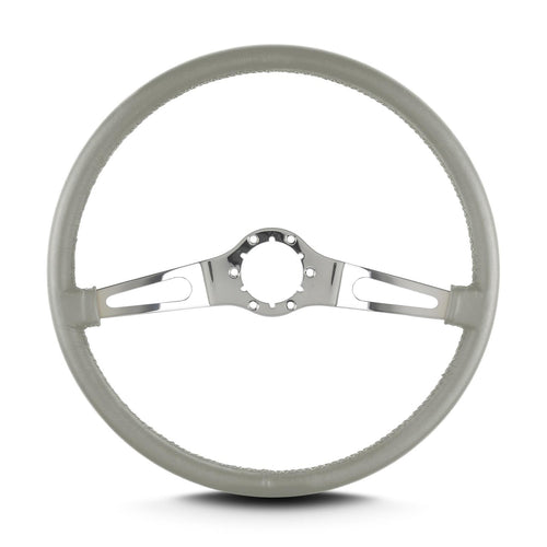 Teardrop Lecarra 66207 2 Spoke 15" Polished Thin Grip Light Grey