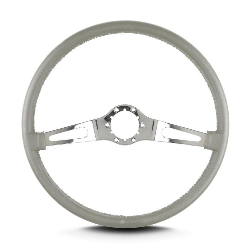 Teardrop Lecarra 66207 2 Spoke 15" Polished Thin Grip Light Grey