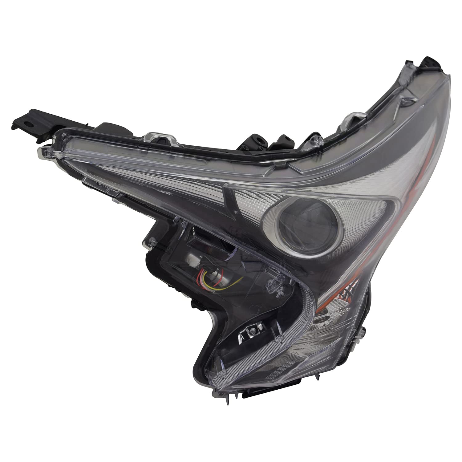 Left TYC Headlight Assembly Compatible with 2016-2018 Toyota Prius